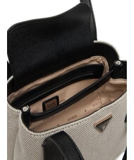 GUESS ALICE Bolso de hombro natural / negro - Bolsos Mujer - 4