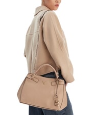 GUESS SERENOVA Bolso de mano con correa para el hombro. moca p&aacute;lido - Bolsos Mujer - 2