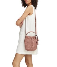 GUESS OFELIA Minibolso tipo cubo con correa para el hombro rosa coral - Bolsos Mujer - 2