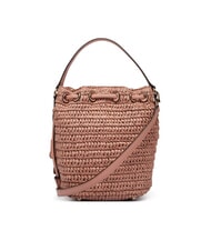 GUESS OFELIA Minibolso tipo cubo con correa para el hombro rosa coral - Bolsos Mujer - 3
