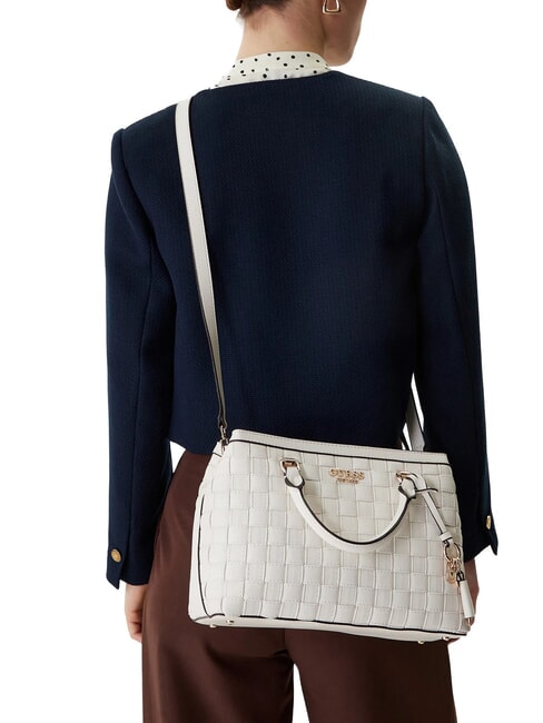 SANDY Bolso de mano con correa para el hombro. OFFWHITE - Bolsos Mujer