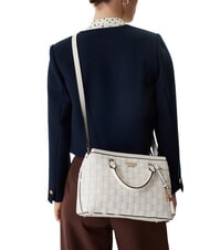 GUESS SANDY Bolso de mano con correa para el hombro. OFFWHITE - Bolsos Mujer - 2