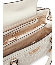GUESS SANDY Bolso de mano con correa para el hombro. OFFWHITE - Bolsos Mujer - 4