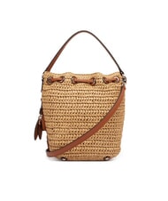GUESS OFELIA Minibolso tipo cubo con correa para el hombro natural / co&ntilde;ac - Bolsos Mujer - 3