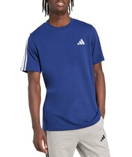ADIDAS 3 STRIPES Camiseta de manga corta y cuello redondo azul - camiseta - 3