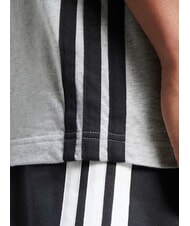 ADIDAS 3 STRIPES Camiseta de manga corta y cuello redondo gris - camiseta - 4