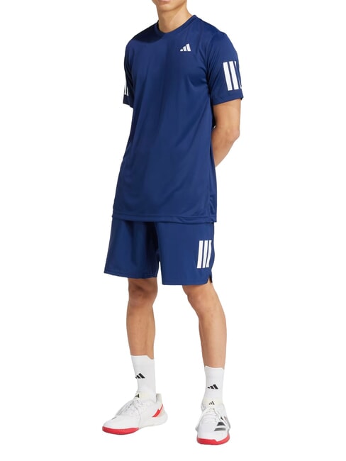 CLUB 3 STRIPES Camiseta de tenis azul - camiseta