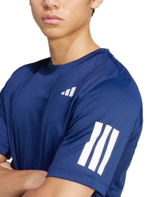 CLUB 3 STRIPES Camiseta de tenis azul - camiseta