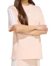 ADIDAS 3 STRIPES Camiseta de manga corta, algod&oacute;n puro rosa - camiseta - 3