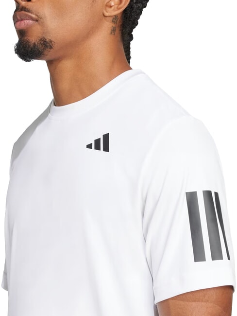 CLUB 3 STRIPES Camiseta de tenis blanco - camiseta