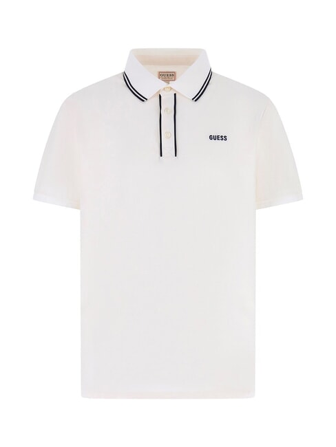 PAUL PIQUE Camisa polo de manga corta sal blanca - camisa polo