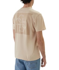 GUESS BASIC 4G MIST Camiseta de algod&oacute;n roble claro multicapa - camiseta - 2