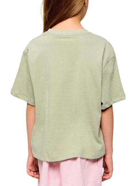 BOXY Camiseta de algod&oacute;n matcha ligero - Camiseta ni&ntilde;o