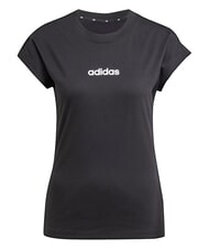 ADIDAS LINEAR Camiseta de manga corta, algod&oacute;n puro negro - camiseta - 4