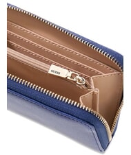 GUESS PATSIE Cartera mediana con cremallera AZUL - Carteras Mujer - 2
