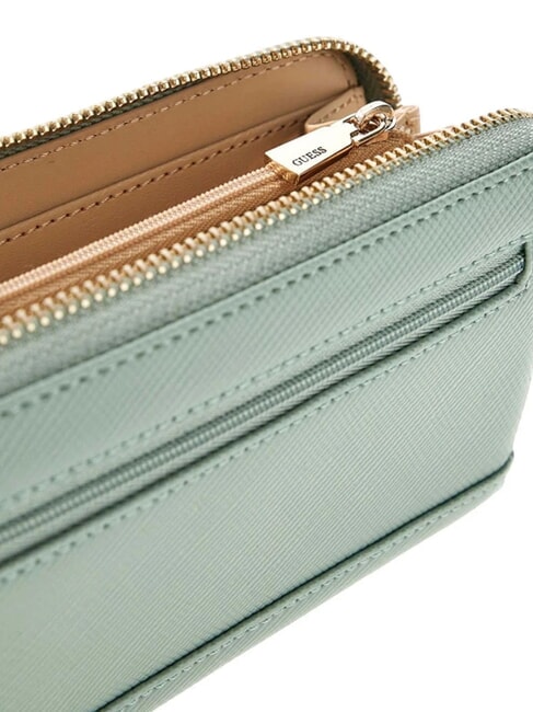SERENOVA Cartera con cremallera salvia clara - Carteras Mujer