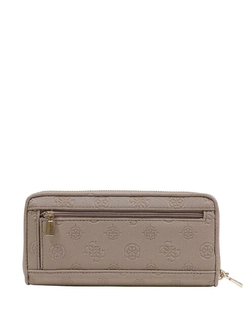 ANISE Cartera mediana logotipo de color topo oscuro - Carteras Mujer