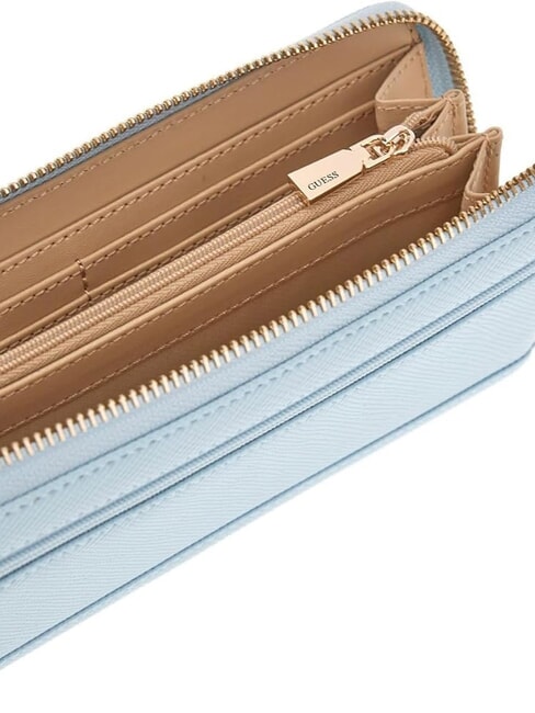 LAUREL 2 Cartera grande con cremallera AQUA - Carteras Mujer