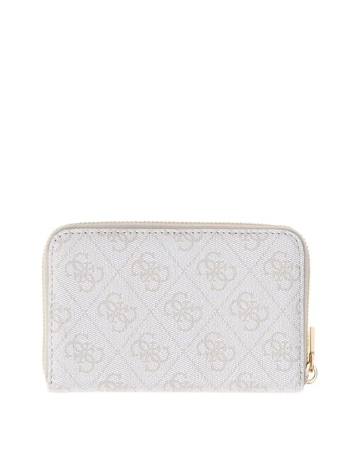 LAUREL 2 Cartera mediana con cremallera y logotipo 4G logotipo de hueso - Carteras Mujer