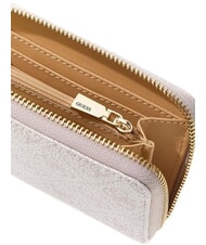 GUESS LAUREL 2 Cartera mediana con cremallera y logotipo 4G logotipo de hueso - Carteras Mujer - 3