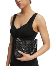 GUESS FLAT Bolso de hombro NEGRO - Bolsos Mujer - 2