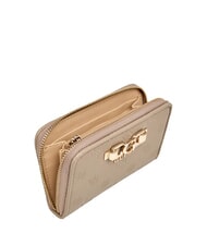 GUESS ANISE Cartera mediana logotipo de color topo oscuro - Carteras Mujer - 2