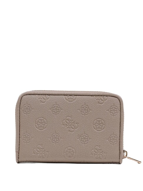 ANISE Cartera mediana logotipo de color topo oscuro - Carteras Mujer