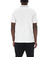 ADIDAS SMALL LOGO Polo de manga corta, algod&oacute;n puro blanco - camisa polo - 2