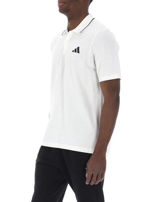 SMALL LOGO Polo de manga corta, algod&oacute;n puro blanco - camisa polo