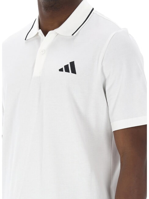 SMALL LOGO Polo de manga corta, algod&oacute;n puro blanco - camisa polo