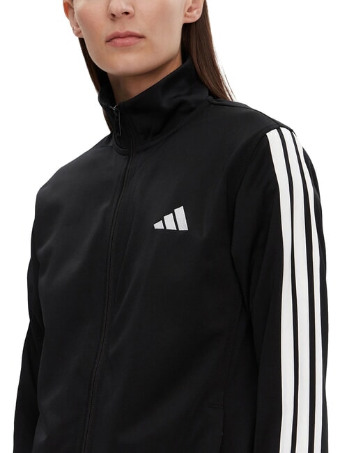 3 STRIPES Sudadera de cuello alto negro - Sudaderas de mujer