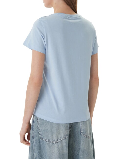 I LOVE Camiseta de algod&oacute;n azul niebla - camiseta