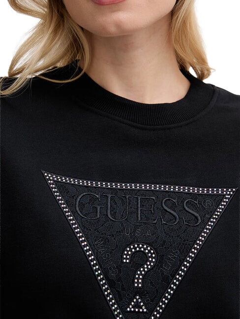 TRIANGLE LACE Camisa de entrenamiento jetbla - Sudaderas de mujer