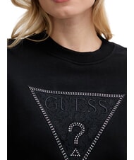 GUESS TRIANGLE LACE Camisa de entrenamiento jetbla - Sudaderas de mujer - 3