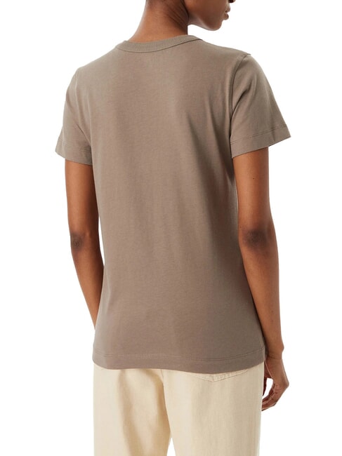 3D SCRIPT Camiseta de algod&oacute;n c&aacute;scara de nuez - camiseta