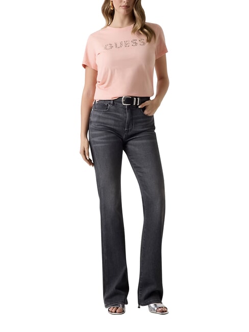 STUDS SCRIPT Camiseta de manga corta cremas de durazno - camiseta