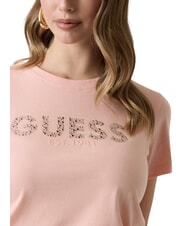 GUESS STUDS SCRIPT Camiseta de manga corta cremas de durazno - camiseta - 5
