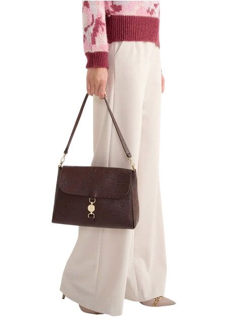 GOLDEN COIN MESSENGER Bolso de hombro con correa para el hombro. chocolate - Bolsos Mujer