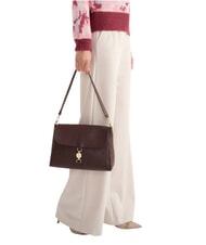 ALVIERO MARTINI PRIMA CLASSE GOLDEN COIN MESSENGER Bolso de hombro con correa para el hombro. chocolate - Bolsos Mujer - 4