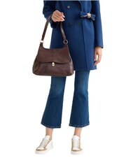 ALVIERO MARTINI PRIMA CLASSE ANTIQUE GEO Bolso de hombro de piel chocolate - Bolsos Mujer - 4