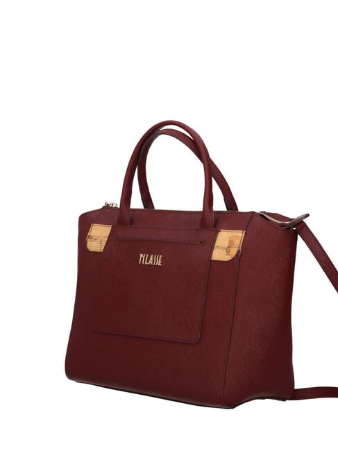 WEST CITY Bolso de mano con correa para el hombro. borgo&ntilde;a - Bolsos Mujer
