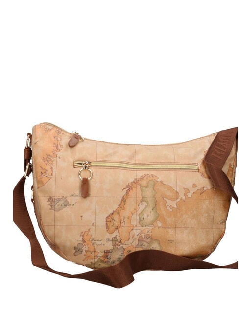 SOFT RANCH Bolso de hombro con estampado GEO casta&ntilde;a - Bolsos Mujer