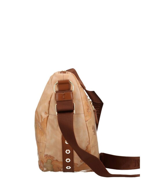 SOFT RANCH Bolso de hombro con estampado GEO casta&ntilde;a - Bolsos Mujer