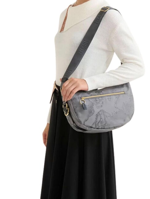 SOFT RANCH L Bolso de hombro gris oscuro - Bolsos Mujer