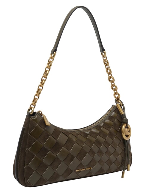 NOLITA Bolso de hombro de piel loden - Bolsos Mujer