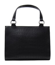 LOVE MOSCHINO JEWEL CROCO Bolso de mano con correa para el hombro. negro - Bolsos Mujer - 3