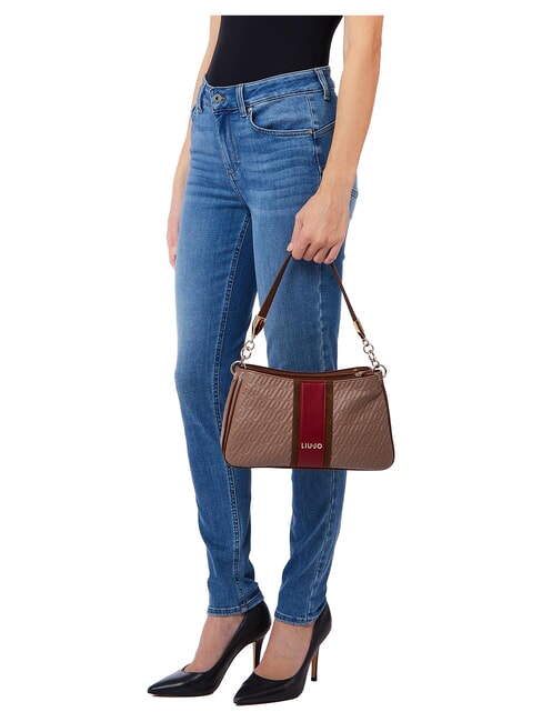 EMATITE Bolso de hombro con correa para el hombro. moca - Bolsos Mujer