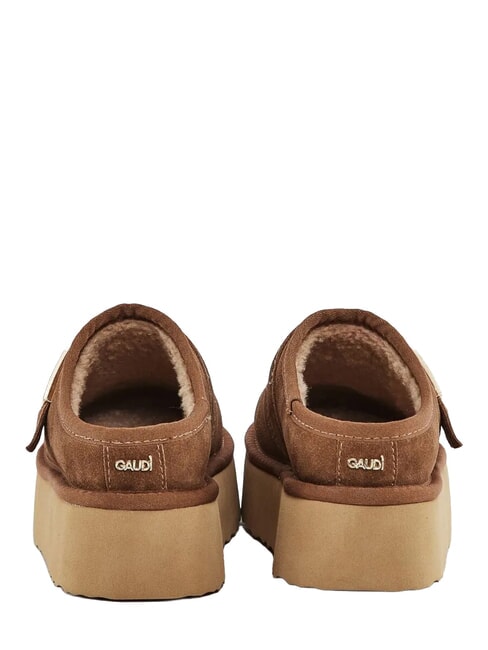 LELLA Zuecos de gamuza COGNAC - Zapatos Mujer