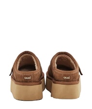 GAUD&Igrave; LELLA Zuecos de gamuza COGNAC - Zapatos Mujer - 3