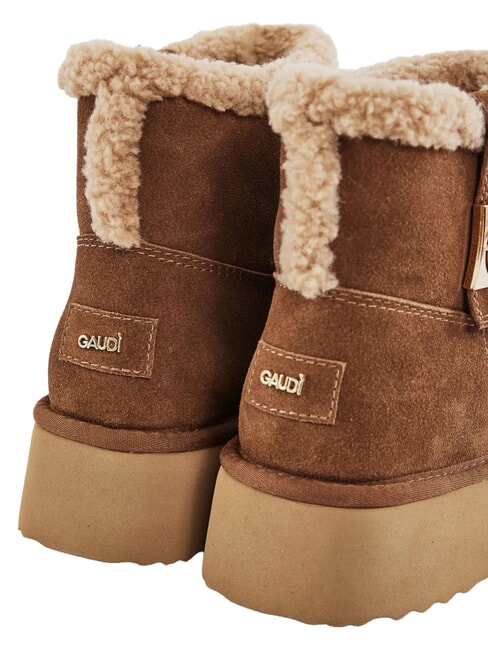 LELLA Botines de ante COGNAC - Zapatos Mujer